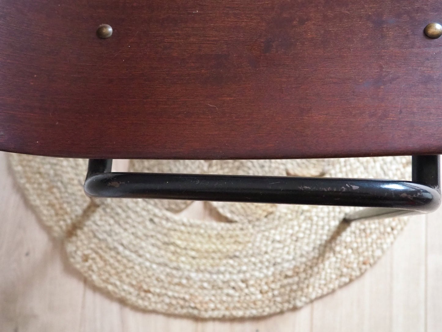 Chaise Pagholz en bois et acier
